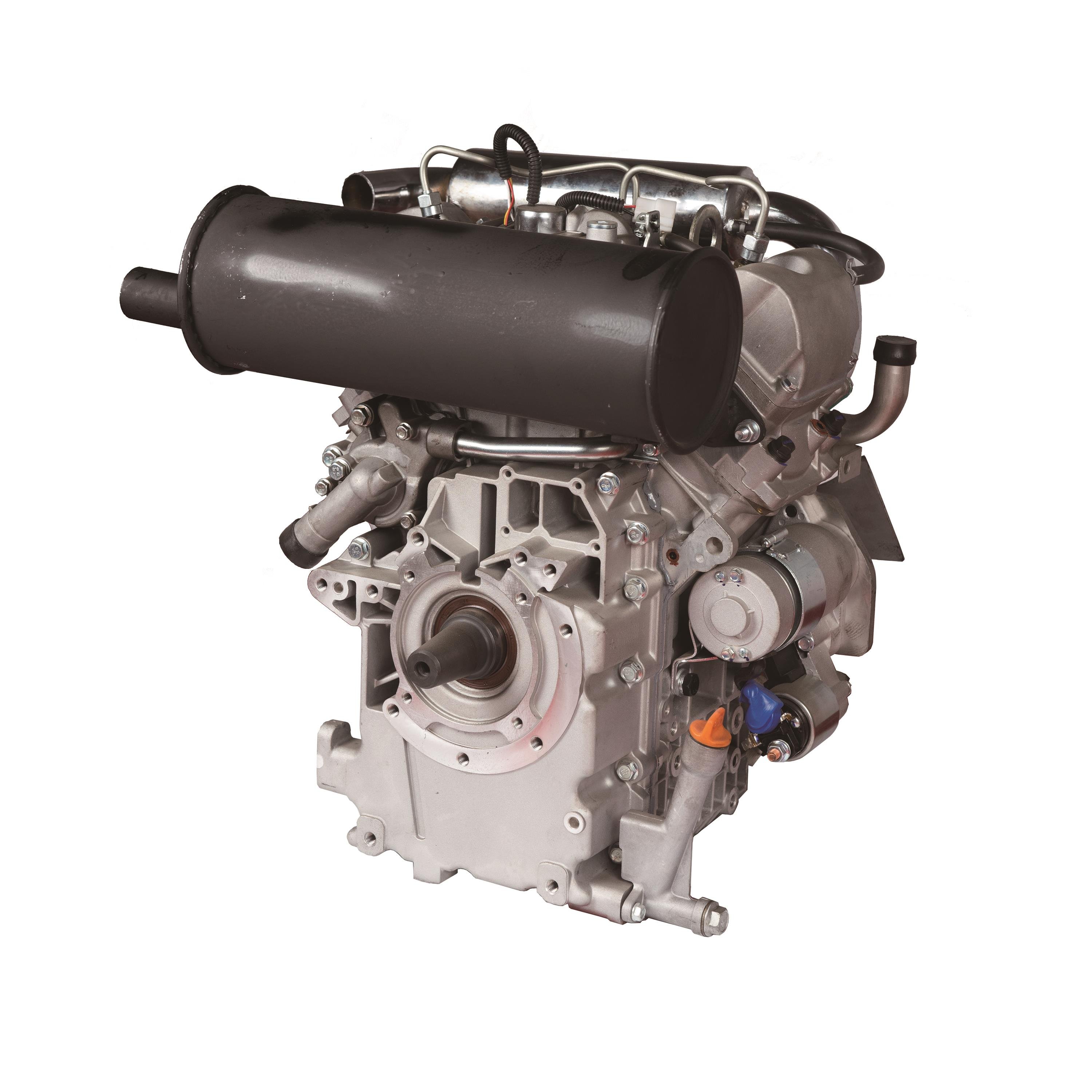 Made in China Water cooled V80 two cylinder water cooled V-Twin 18HP 4-stroke electric machinery diesel engine