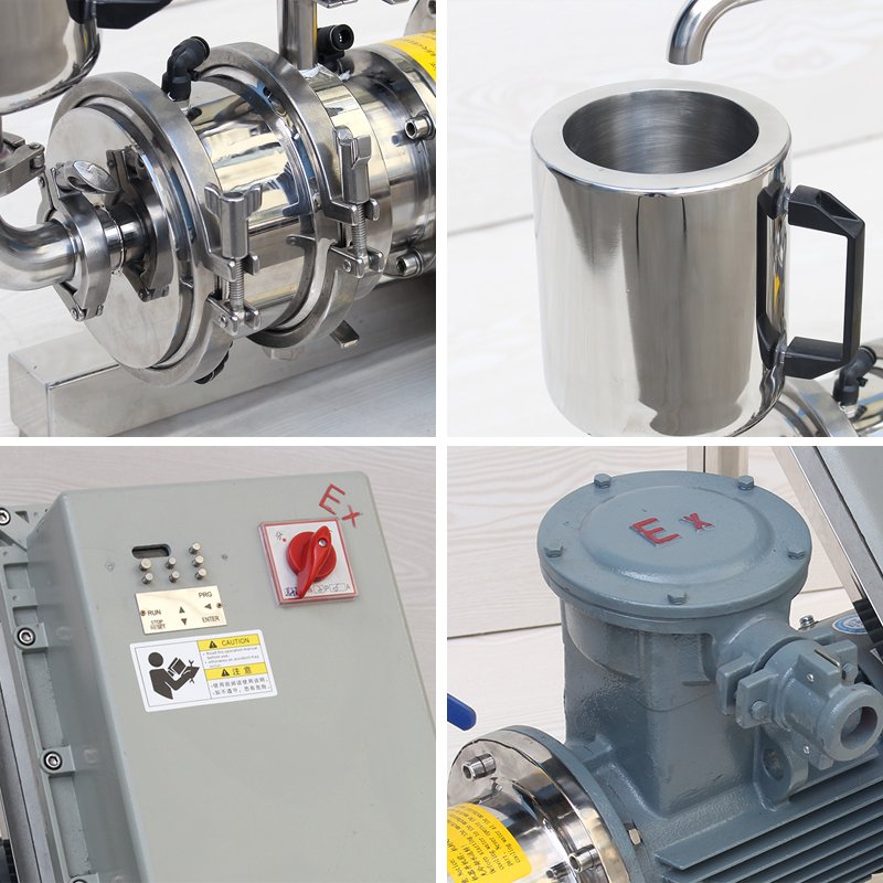 Explosion proof liquid powder High safety level wet grinding mill lab sand mill