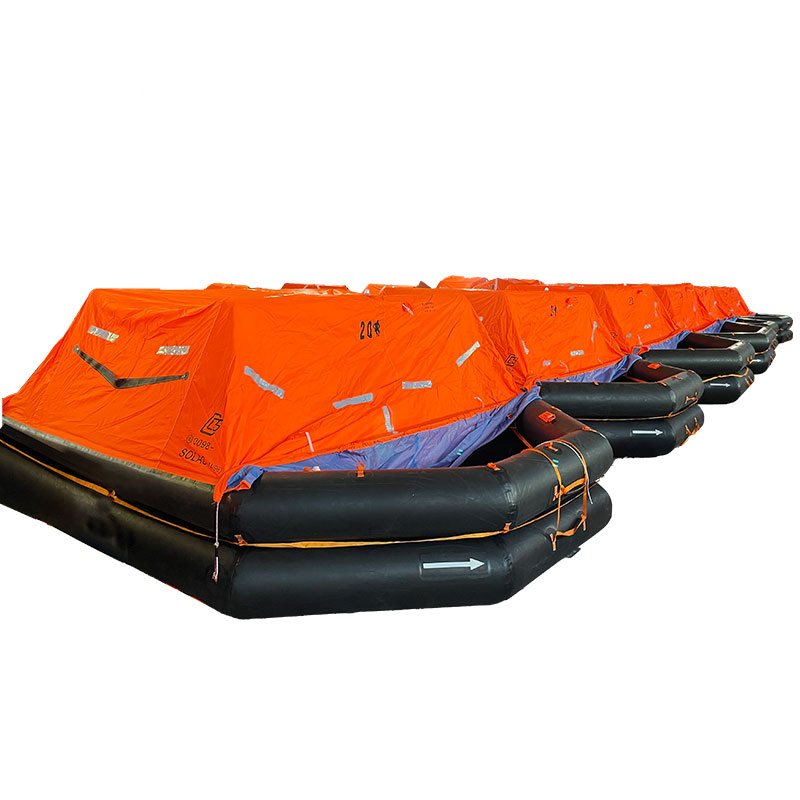 Low price throw-over type inflatable liferaft for marine lifesaving