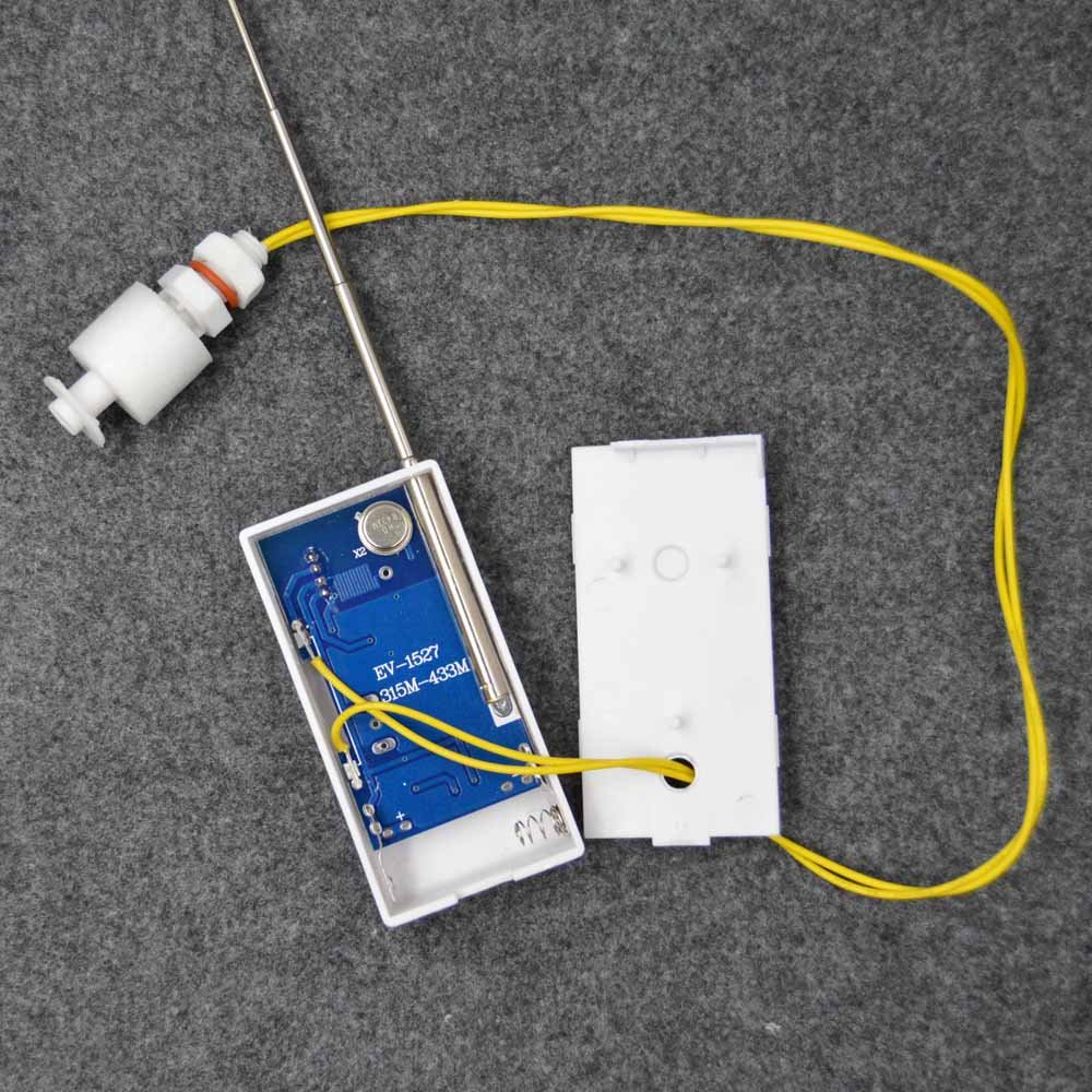 Home With Cable Water Level Safety Device Use With Alarm System Wireless Security Water Leak Detector 433MHz Flood Sensor