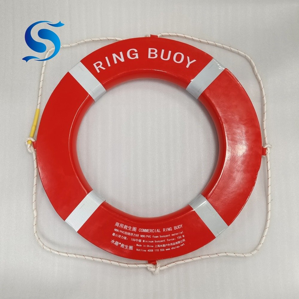PVC Reflective Tapes Water Rescue Device Life Buoy Ring for Water Safety Products