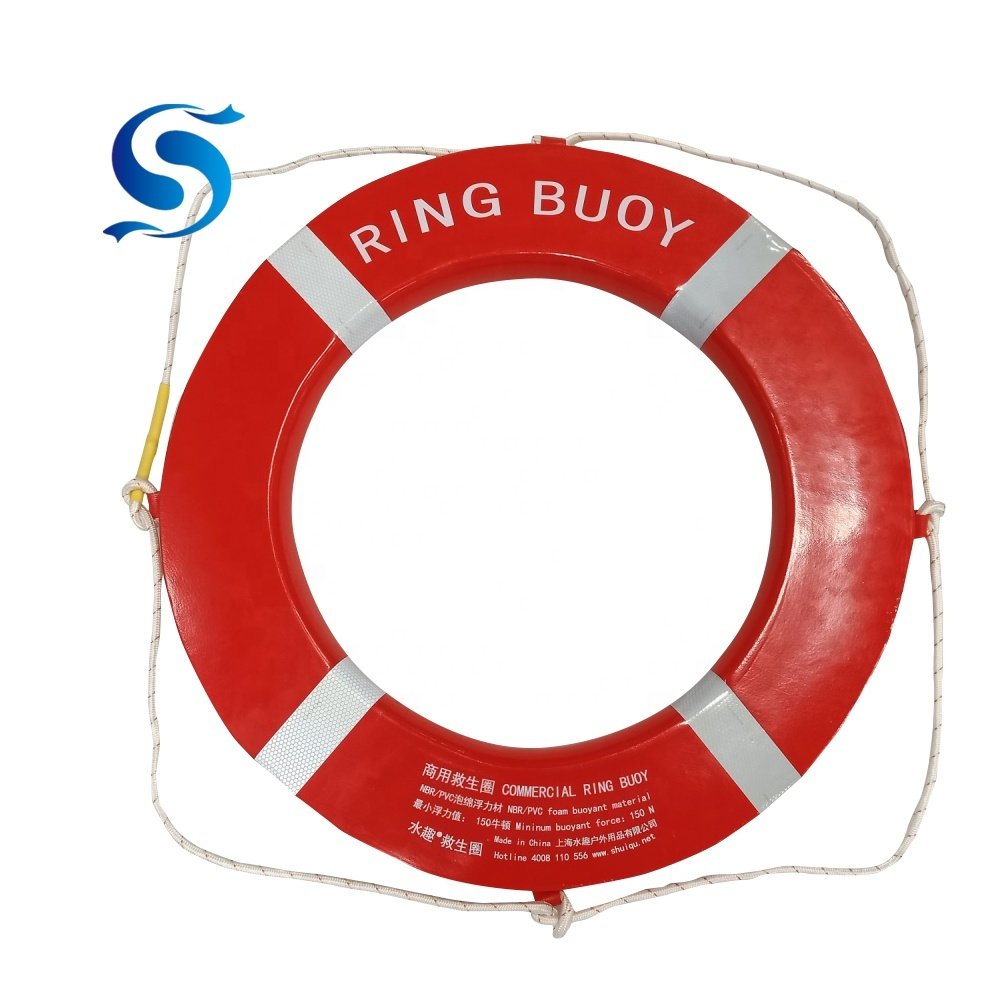 PVC Reflective Tapes Water Rescue Device Life Buoy Ring for Water Safety Products