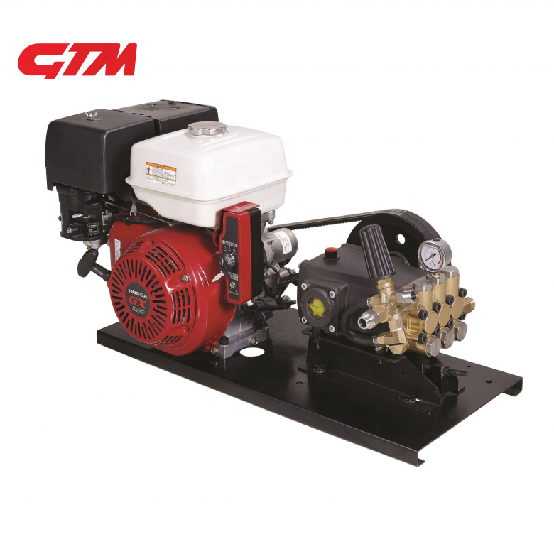 GTM 13HP commercial Cold Water base Unit High Pressure Washer Gasoline engine Diesel engine