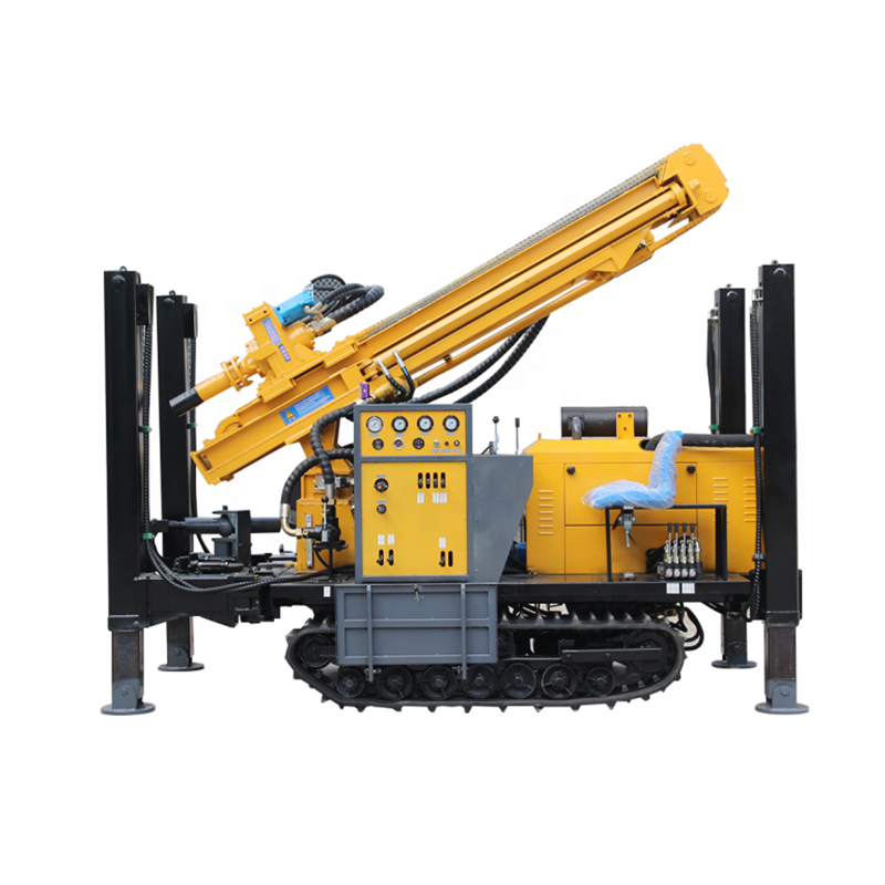 100m 200m Deep Portable Hydraulic Water Well Drilling Rig Borehole Drilling Machine FYX200