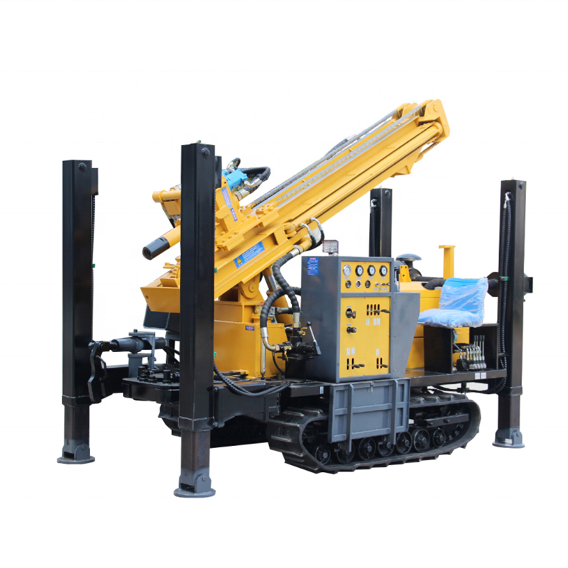 100m 200m Deep Portable Hydraulic Water Well Drilling Rig Borehole Drilling Machine FYX200