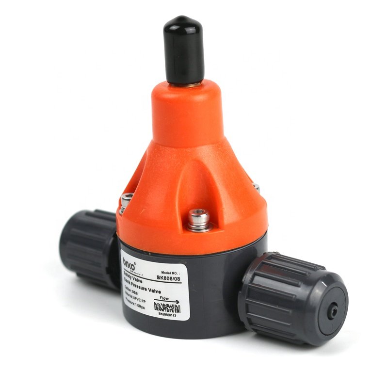 DN15-65 Hose Back Pressure Safety Relief Valve For Dosing Metering Pumps