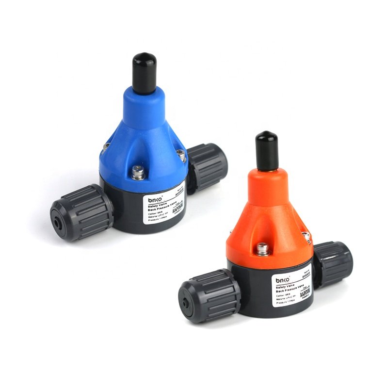 DN15-65 Hose Back Pressure Safety Relief Valve For Dosing Metering Pumps