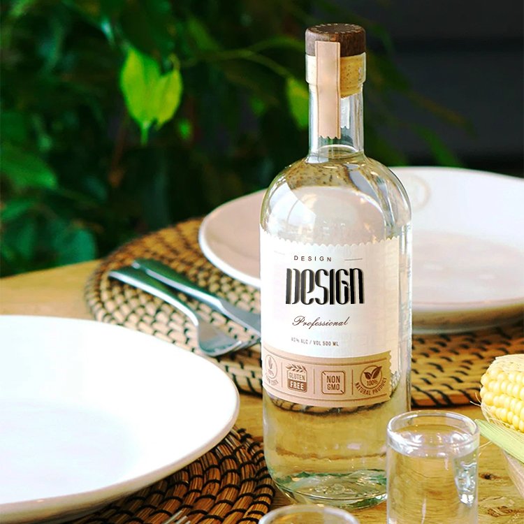 China factory Custom Clear Round Empty Glass Liquor Wine Whiskey Vodka Tequila Bottle With Cork Stopper Wine Glass Bottle
