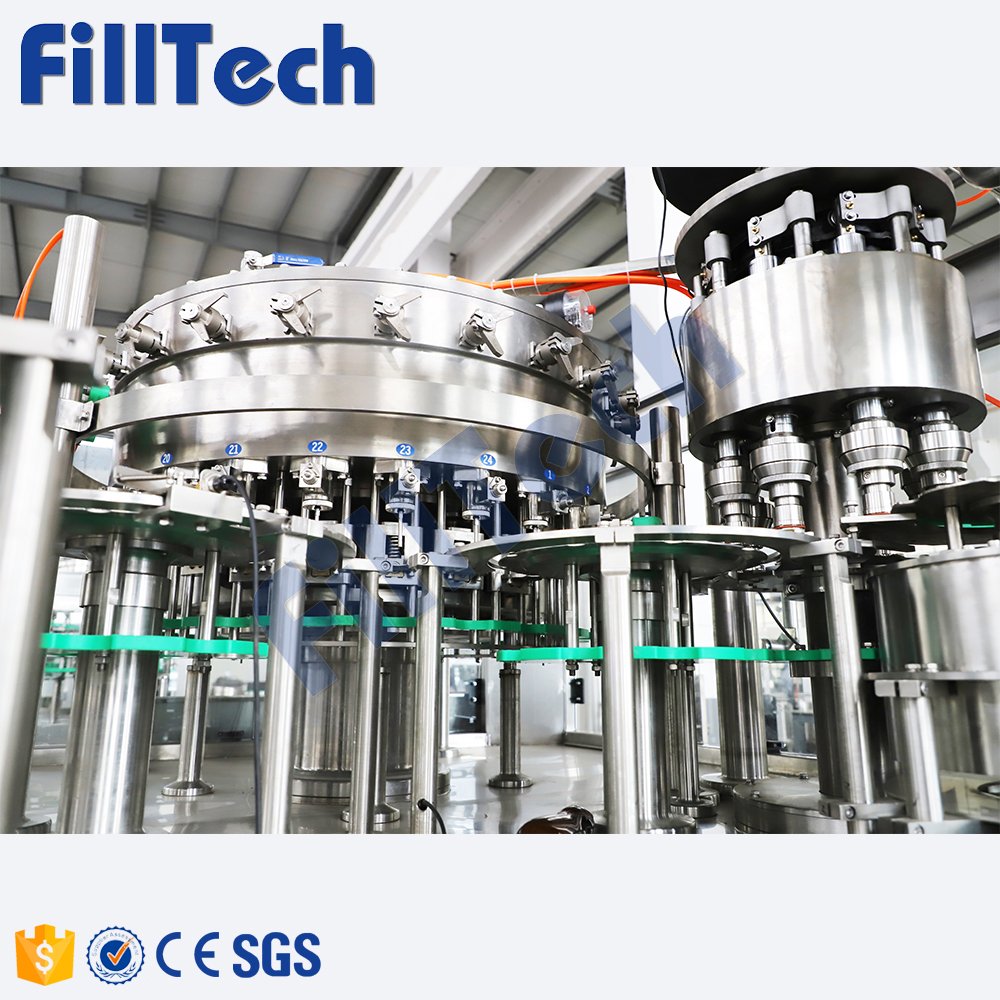 High Safety Level High Productivity Small Business Carbonated Cola Mixer And Bottling Machine