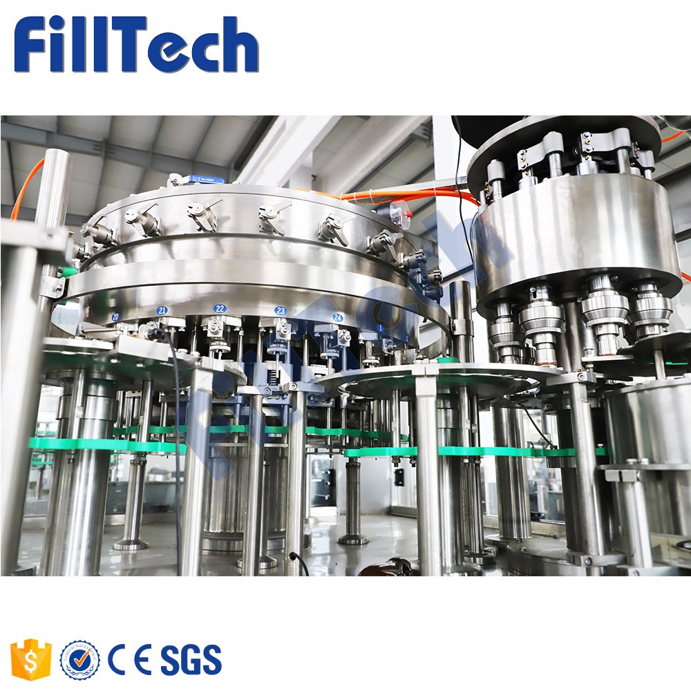 High Safety Level High Productivity Small Business Carbonated Cola Mixer And Bottling Machine