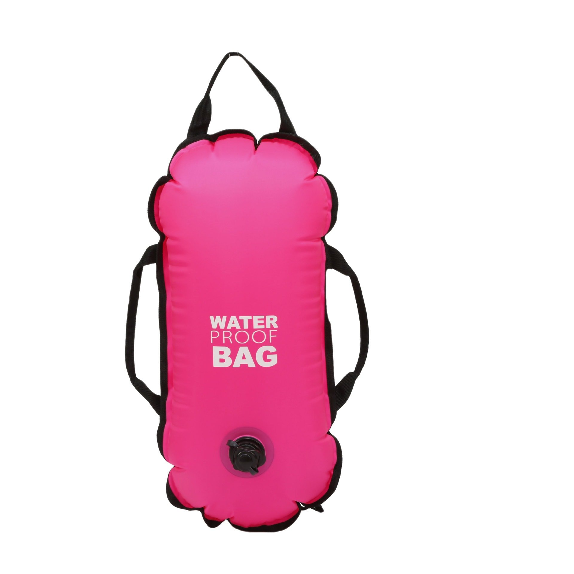 Custom Logo Waterproof Inflatable Backpack Swim Buoy Safety Swimming Buoy