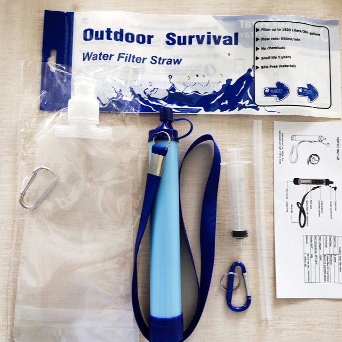 Hot Selling Outdoor emergency water filter field life emergency direct drinking water purifier