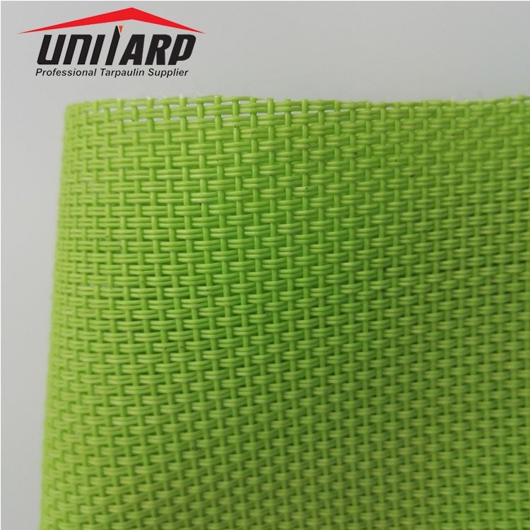 Colorful 2x1m Textile PVC Woven Mesh Teslin Fabric for Sun Lounge Beach Chair