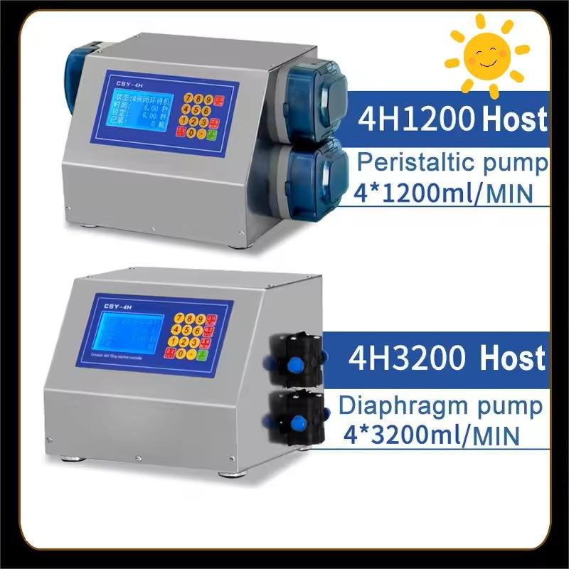 Multi-Head Peristaltic Diaphragm Pump Water Drinks Wine Liquid Essential Oil Juice Perfume Bottle Filling Machine With Conveyor
