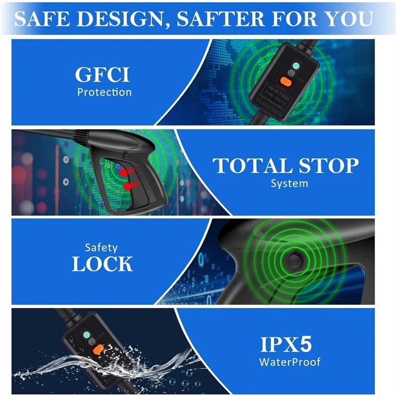 Maximum Safety Durable Highly Efficient Electric Power Washer High Pressure Washer Professional Washer Cleaner