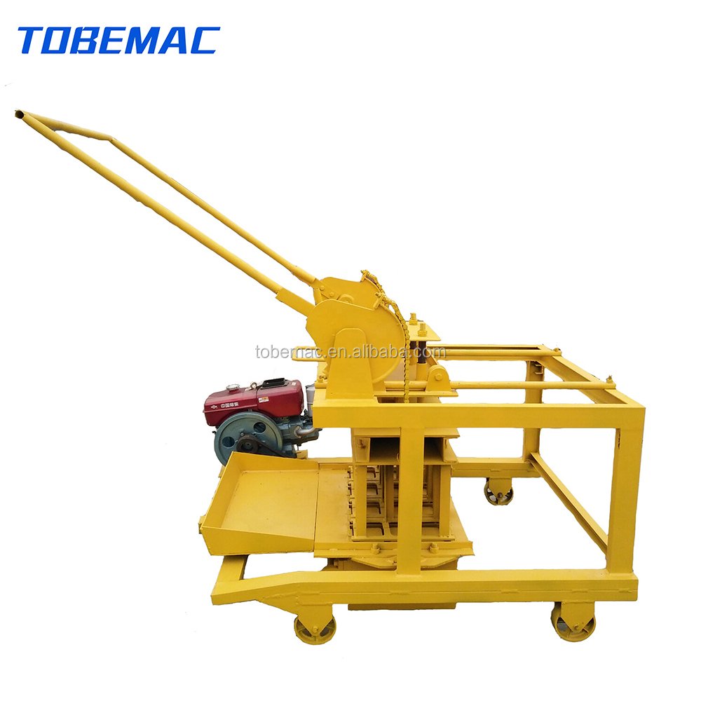 QM4-45 Exporting small diesel-powered brick machines to Africa is cheap