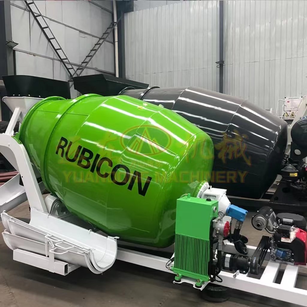 Customized Mobile Concrete Mixer Stirring Drum Diesel Gasoline Engine Cement Truck Mixer For Sale