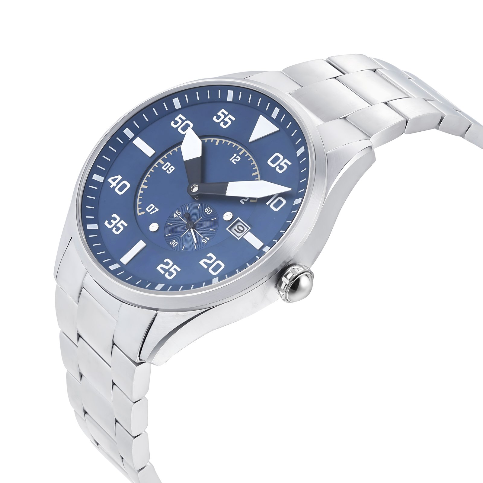 Hot New Products 316L Stainless Steel Elegant Men'S Mechanical Watches With Luminous Hands And Roman Numerals