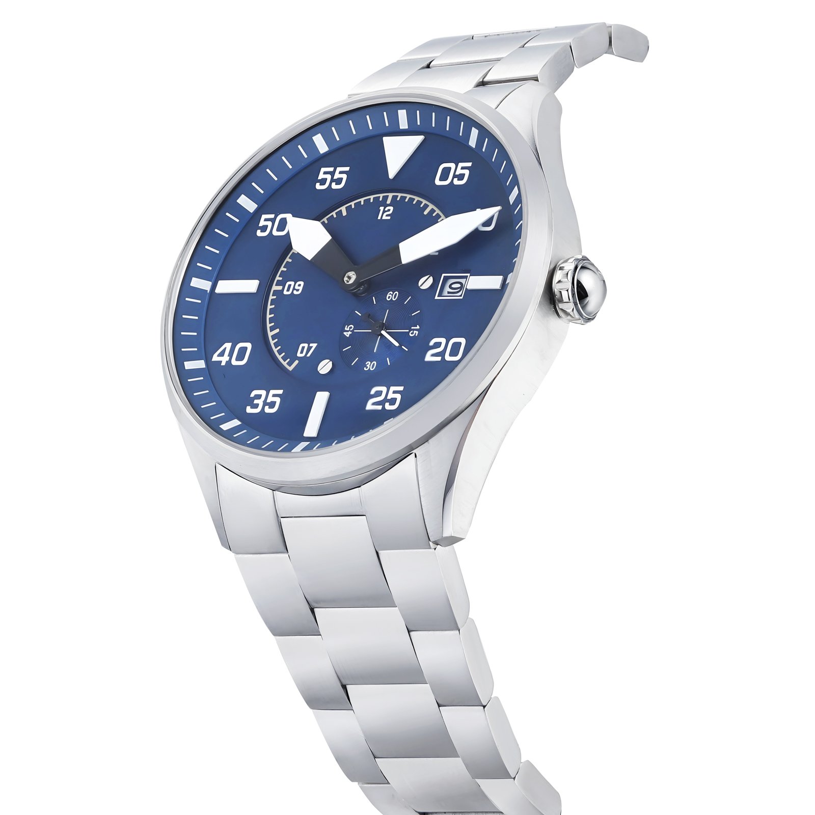 Hot New Products 316L Stainless Steel Elegant Men'S Mechanical Watches With Luminous Hands And Roman Numerals