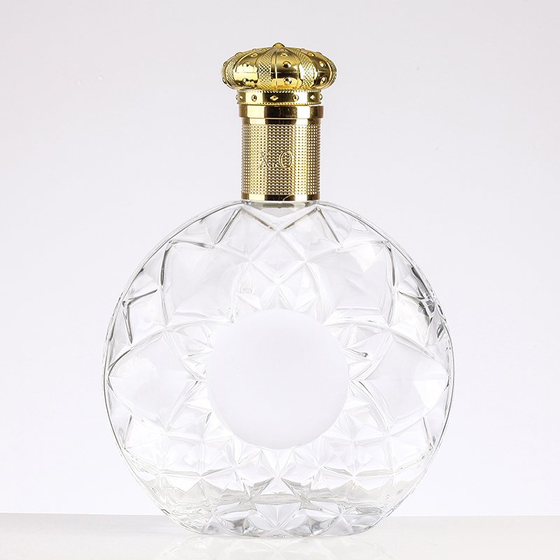 XO Liquor Bottles 500ml 700ml 750ml Custom Glass Bottles for Alcoholic Beverages of Empty Whisky Foreign Wine Bottle