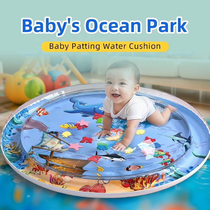 Baby Toys Learn To Climb Inflatable Water Pad Pat The Mat Water Injection Pad Child Home Cushion Infant Crawling Guide Training