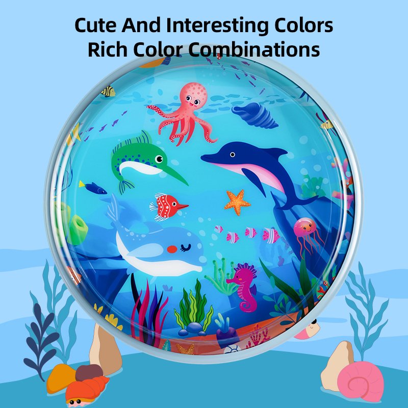 Baby Toys Learn To Climb Inflatable Water Pad Pat The Mat Water Injection Pad Child Home Cushion Infant Crawling Guide Training