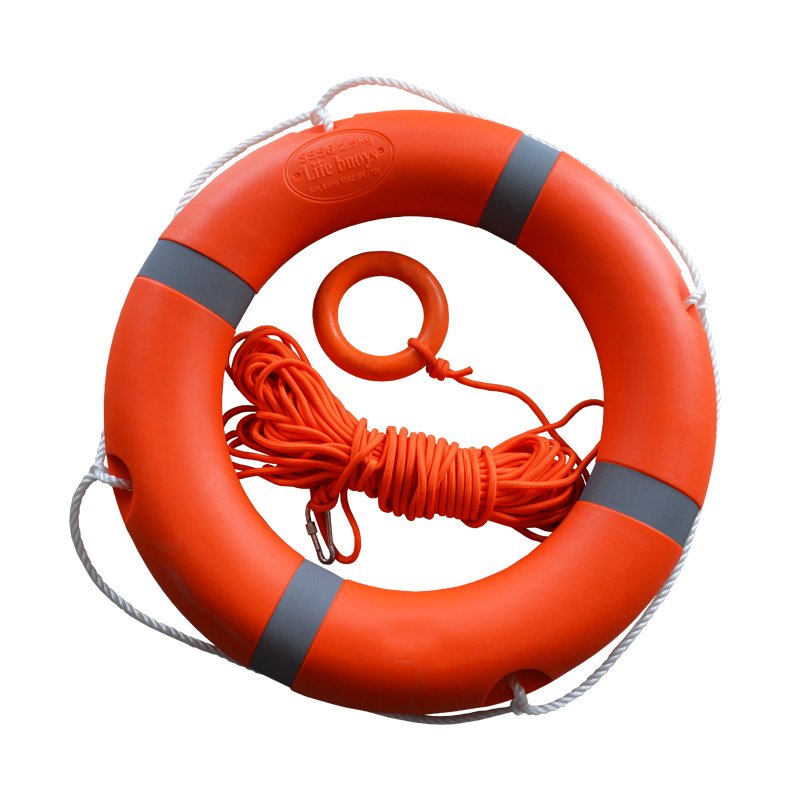 Easy To Carry Water Safety Products Float Plastic Ring Life Buoy Rescue For Boat or Swimming