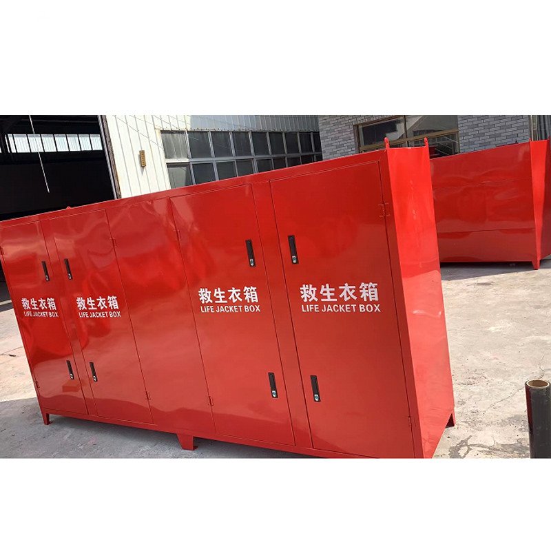 Wholesale red Fiberglass lifesaving rescue equipment life buoy ring storage box