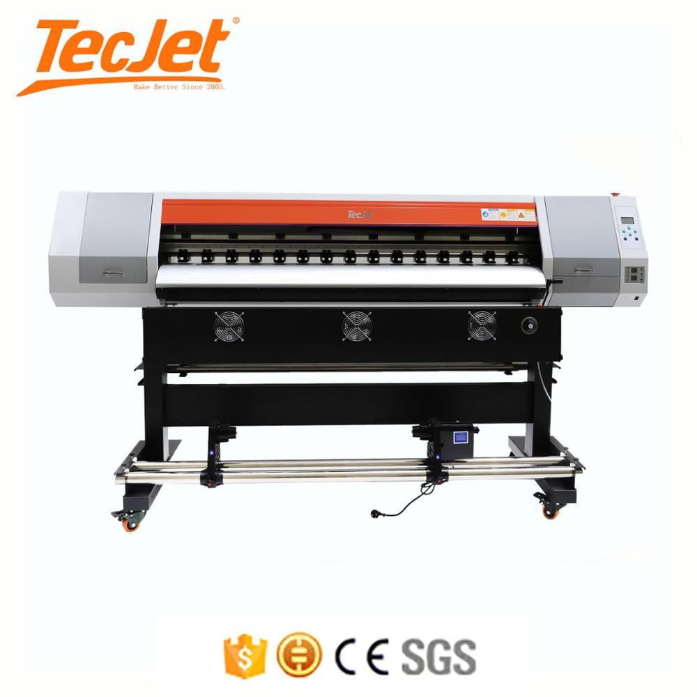TECJET DX5 DX7 XP600 printhead 5 feet digital inkjet eco solvent printer vinyl printing machine