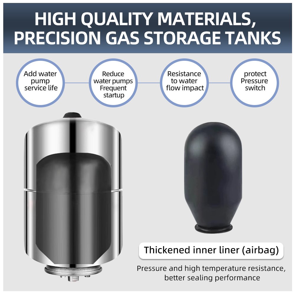 Manufacturers can Customize 50L 10kg Vertical Air Compressor Receiver Pressure Stainless Steel Water Supply Stabilizing Tank