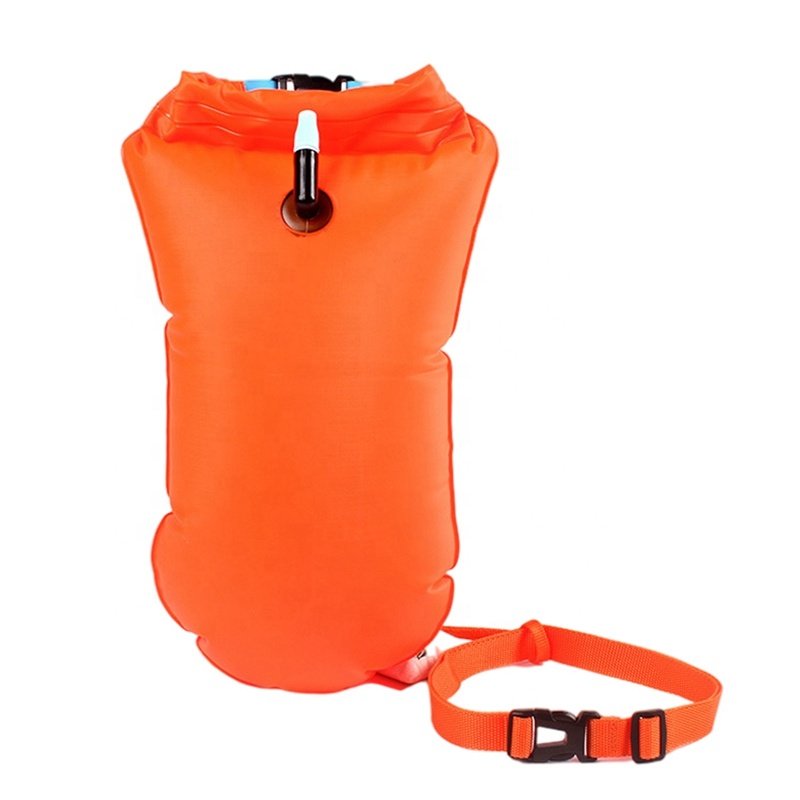 Custom Inflatable Open Water Swimming Device Secure Swimmer Safety Float Buoys