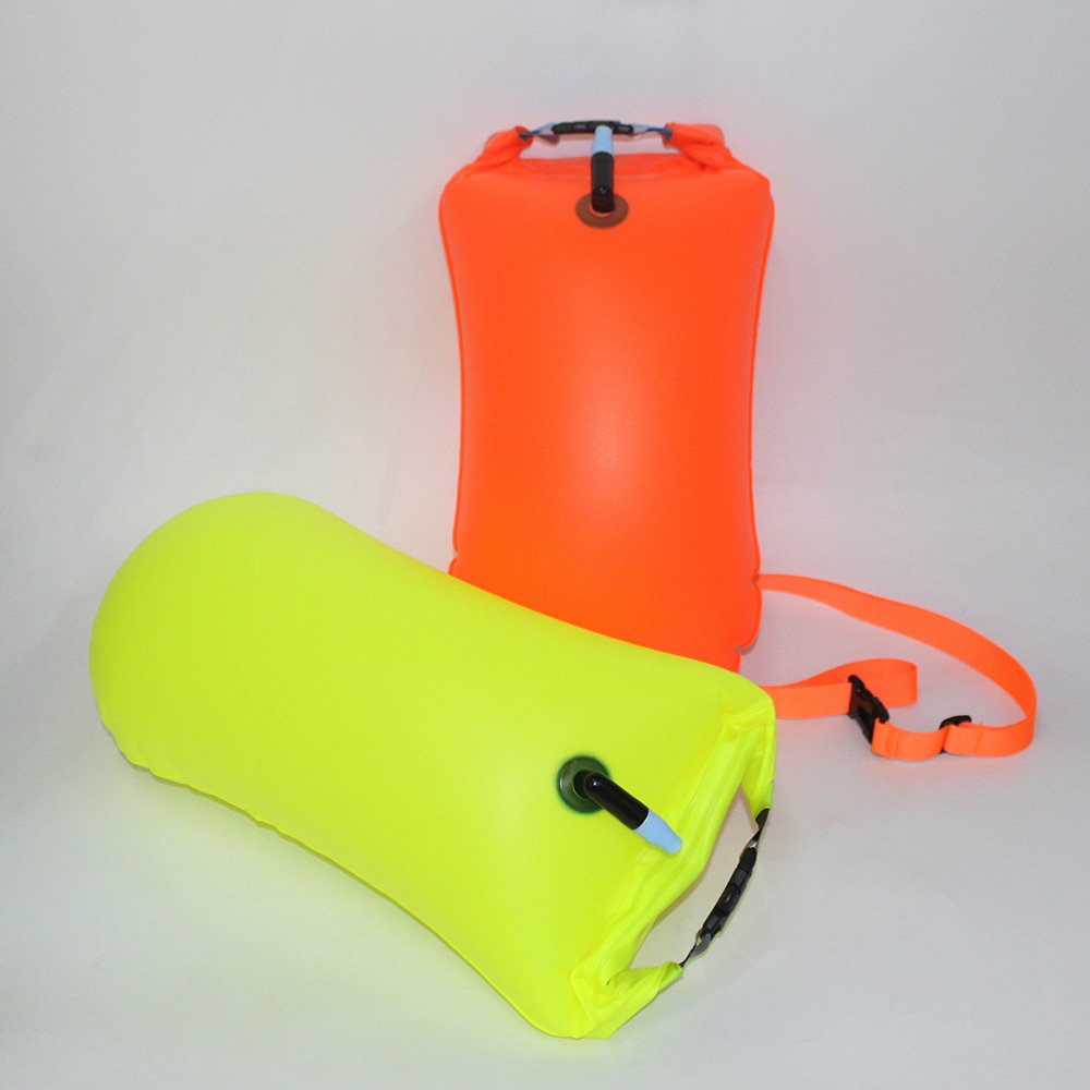 Custom Inflatable Open Water Swimming Device Secure Swimmer Safety Float Buoys