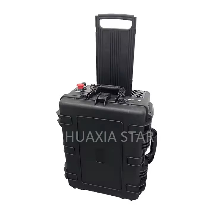 luggage style 100w laser cleaner pulse cleaning water pipe cleaning pulse pipe cleaning wood