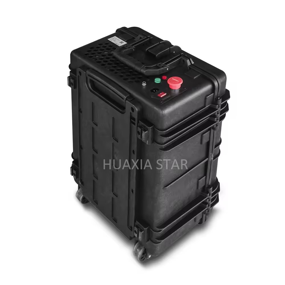 luggage style 100w laser cleaner pulse cleaning water pipe cleaning pulse pipe cleaning wood