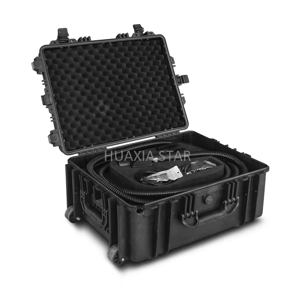 luggage style 100w laser cleaner pulse cleaning water pipe cleaning pulse pipe cleaning wood