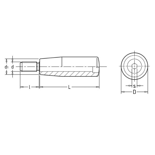 OEM safety quality Milling machines Reveloving plastic handles machinery accessory rotate hardwares handle knob
