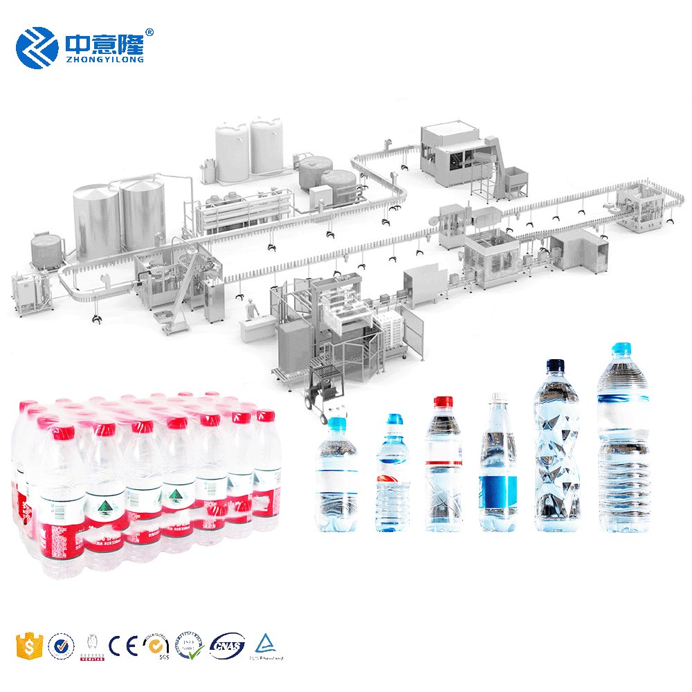 Turnkey project Mineral drinking water filling machine for small industries production plant 500 to 20000bph Plants
