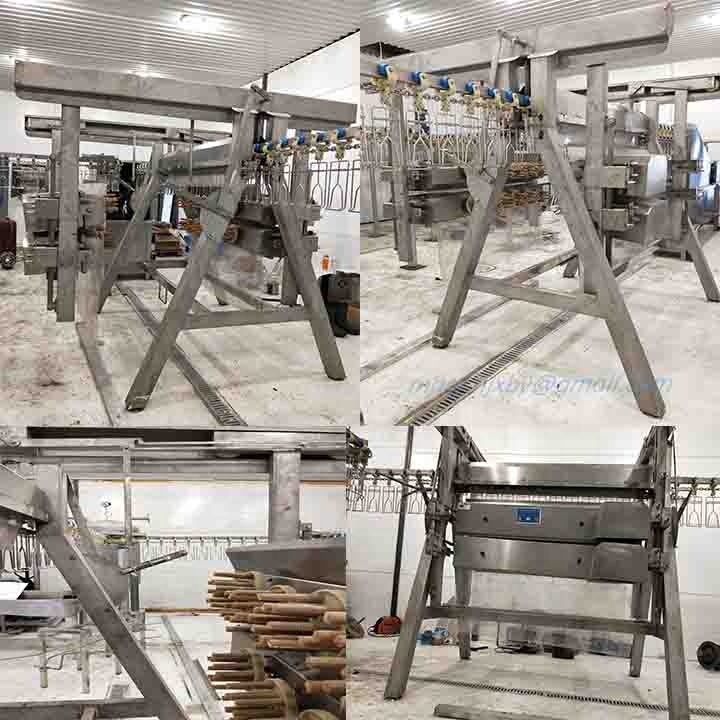 Automatic Chicken Plucking Machine Chicken Plucker Slaughterhouse Equipment Chicken Abattoir Machine