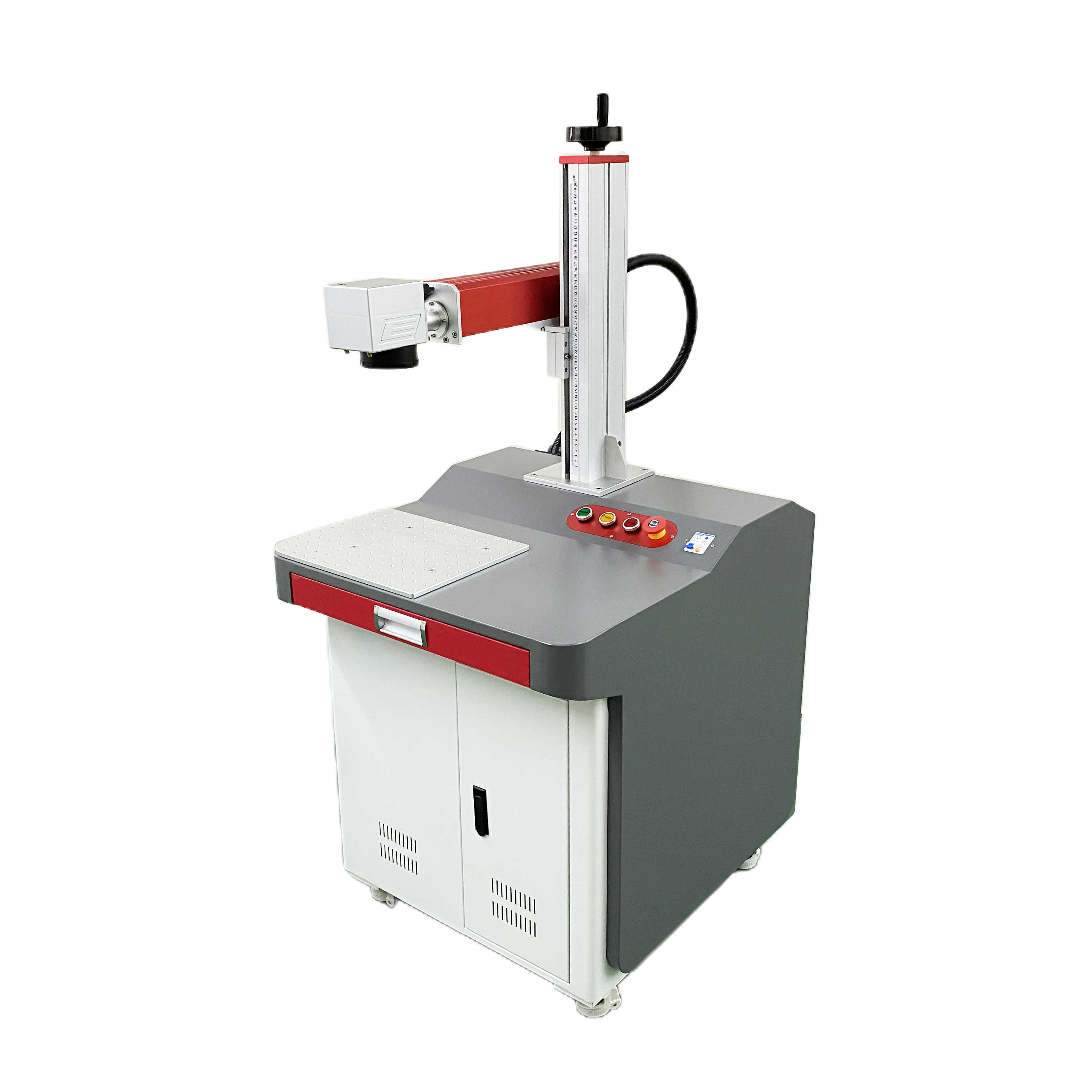 Fiber Laser Printing for Key Ring Production Metal Engraving Machine