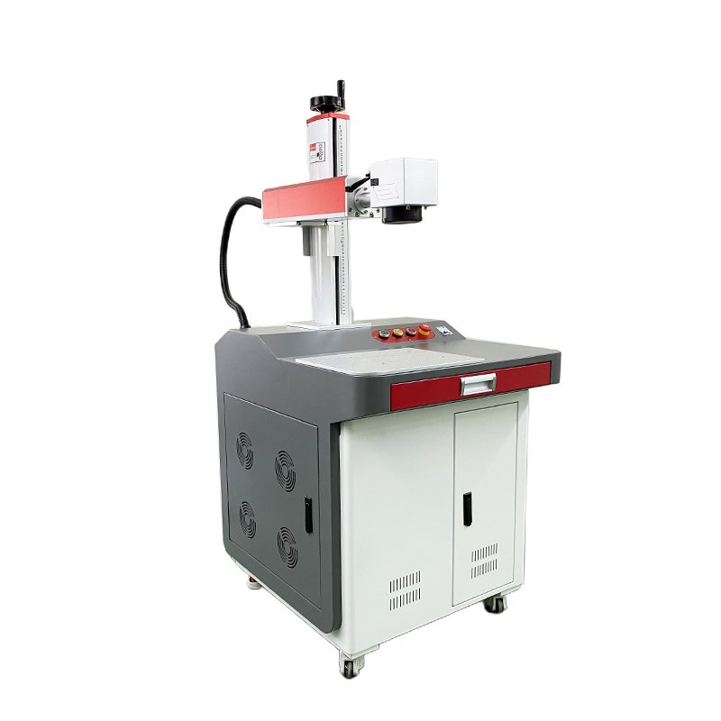 Fiber Laser Printing for Key Ring Production Metal Engraving Machine