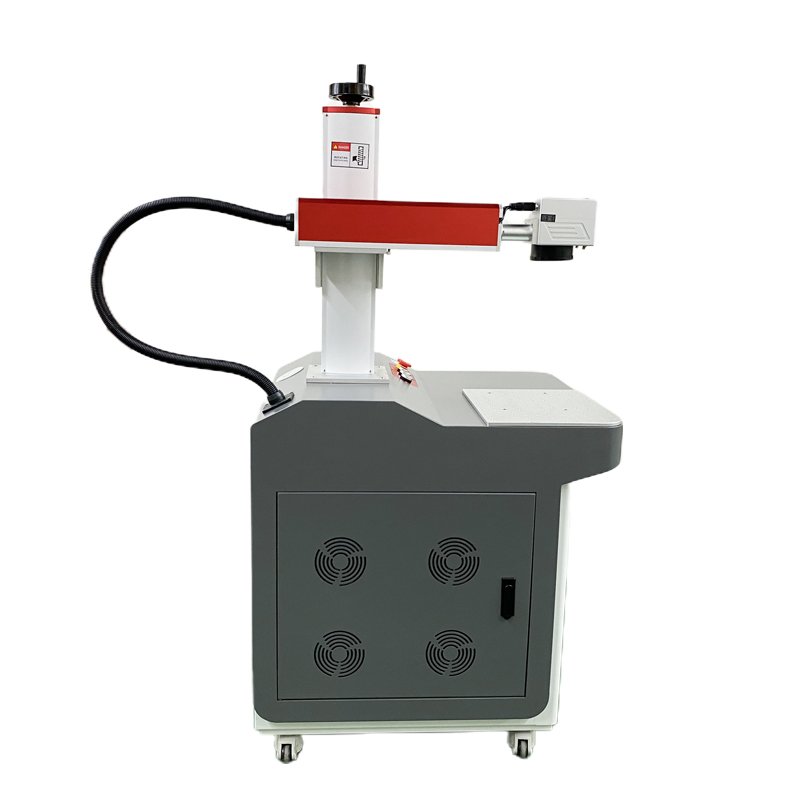 Fiber Laser Printing for Key Ring Production Metal Engraving Machine