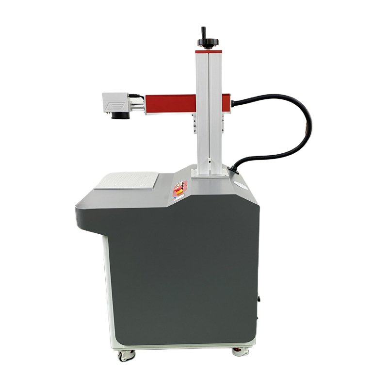 Fiber Laser Printing for Key Ring Production Metal Engraving Machine