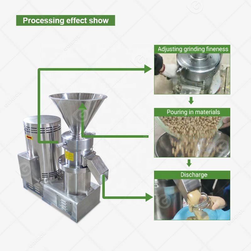 I. Ghana Make Medium Scale Machine Pepene Safety Home 220v Mini Maker Peanut Butter Grinder in High Speed
