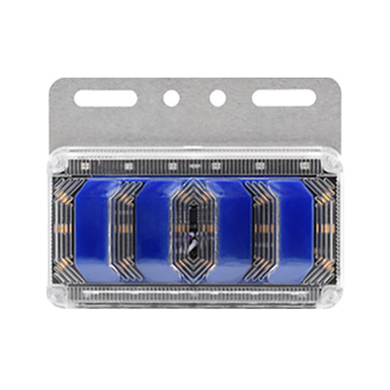 24VLED truck side light running water stroboscopic semi-trailer waist light turn signal safety signal warning light