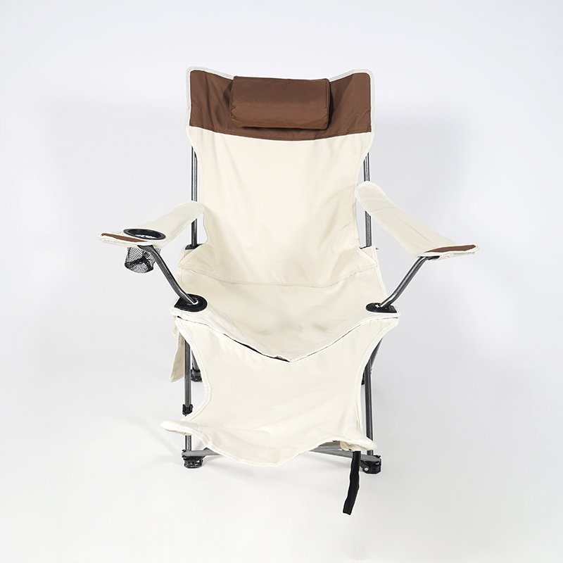 Hitree New Design Lightweight Stable Folding Chairs with footrest camping chair