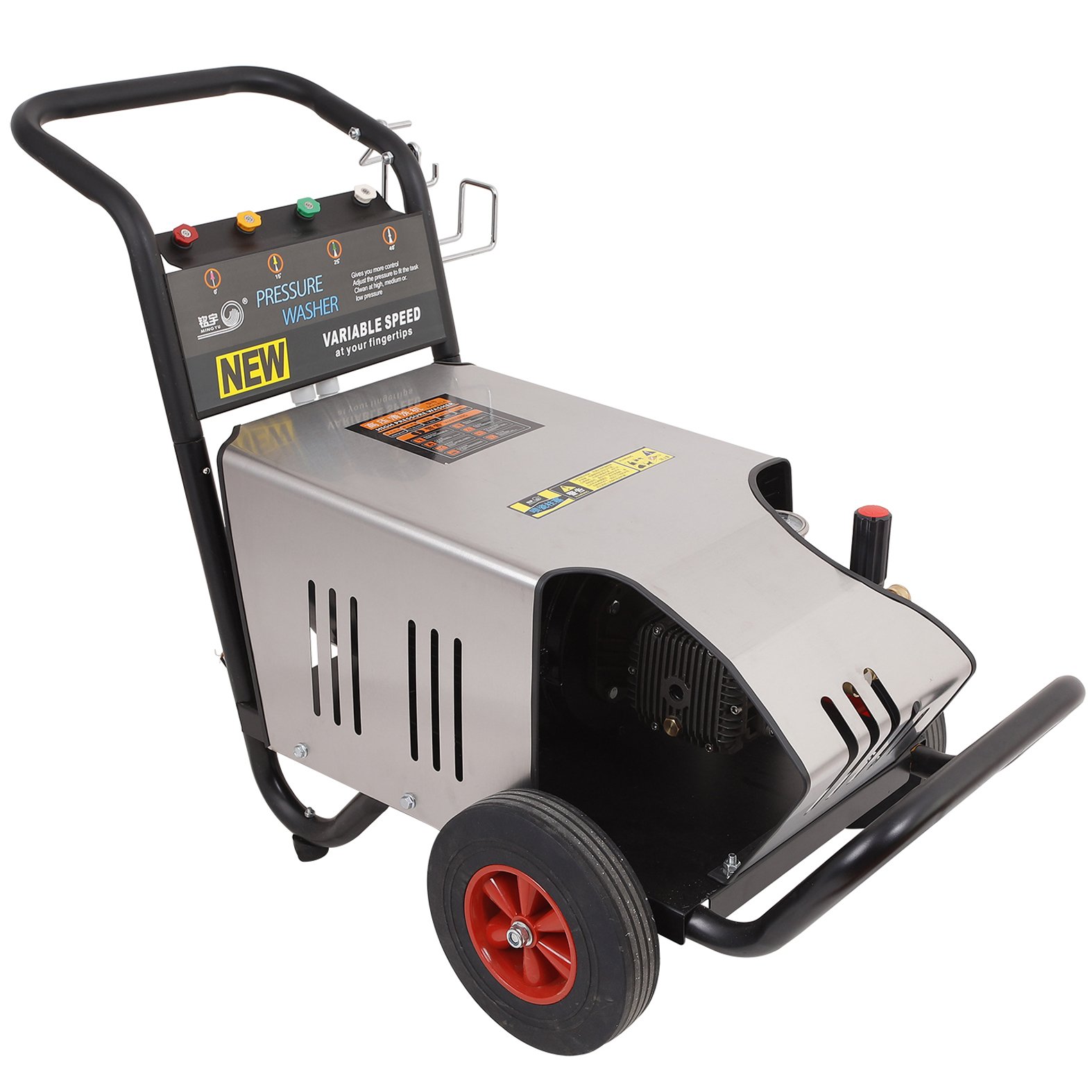 5.5KW 7.5hp 2900psi 200bar electric hand push type high pressure washer floor clean machine