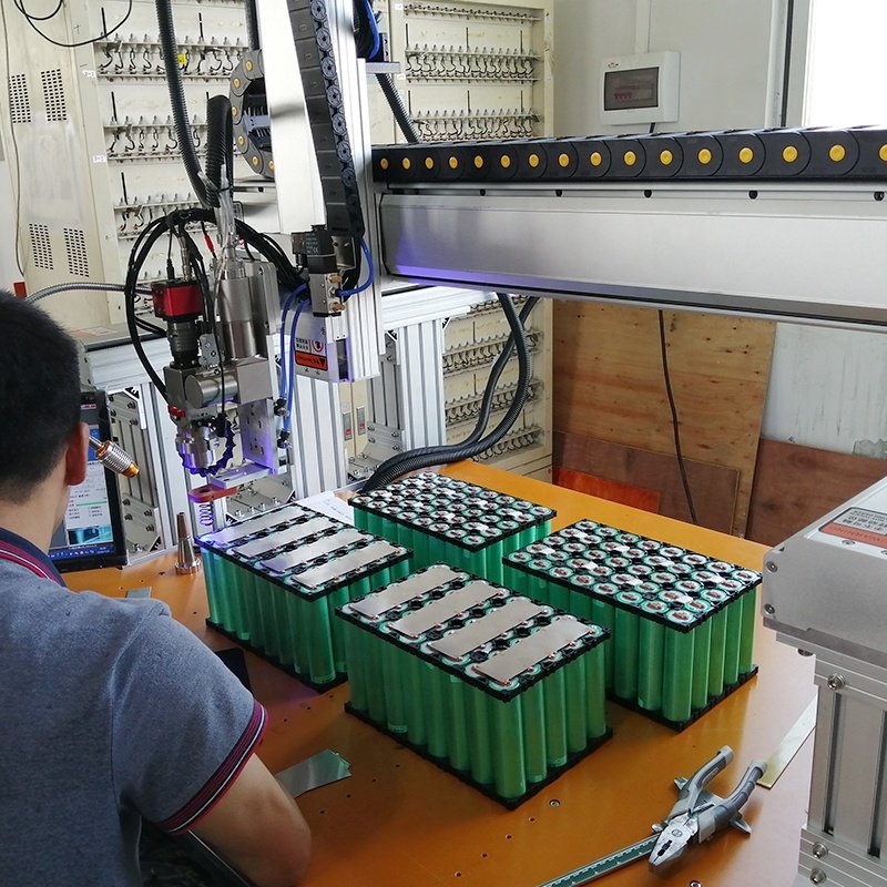 battery Fiber Laser Welding Machine for Cylindrical cell soft Battery Pack Busbar laser weld for aluminum copper nickel