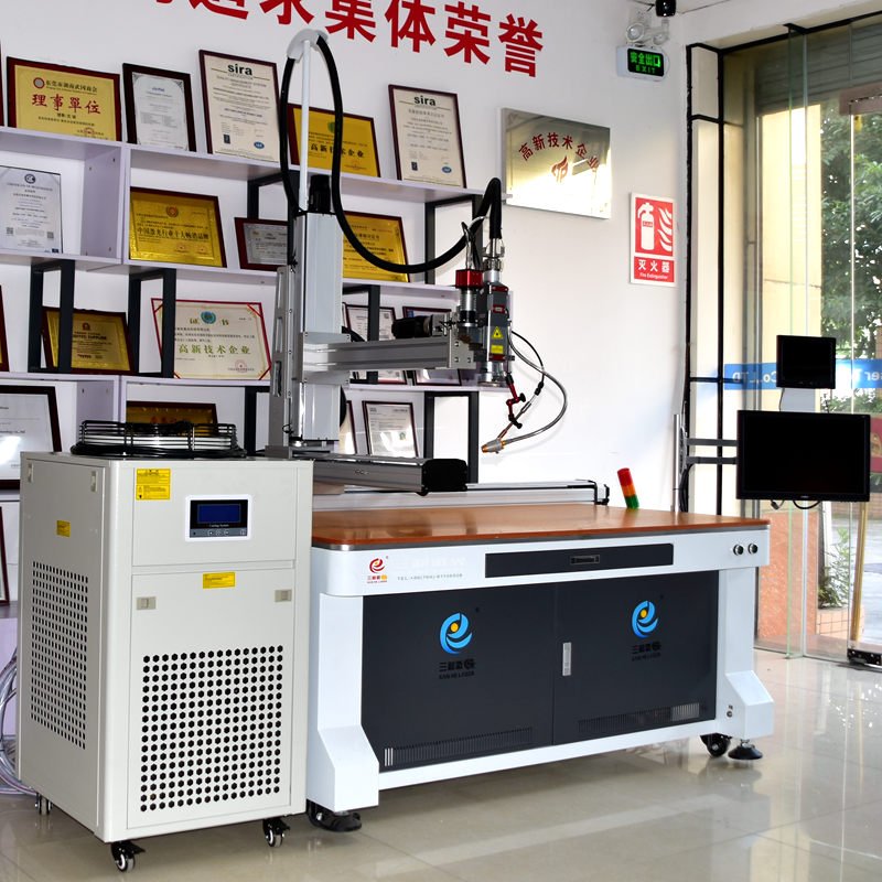 battery Fiber Laser Welding Machine for Cylindrical cell soft Battery Pack Busbar laser weld for aluminum copper nickel