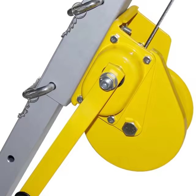 Rescue equipment outdoors Fire fighting aluminum Safety emergency rescue tripod with hand winch