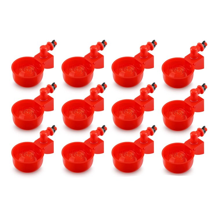 Professional Suitable Equipment Auto 1.75in Farm Poultry Chicken Water Cups For Chicken